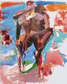 Sebastian Hosu: Untitled [Akt], 2020, oil on canvas, 200 x 160 cm 

